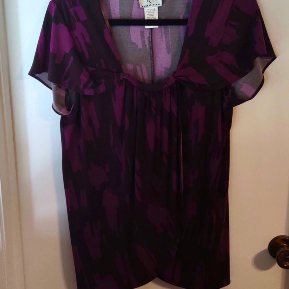 Ice large short sleeve blouse excellent condition